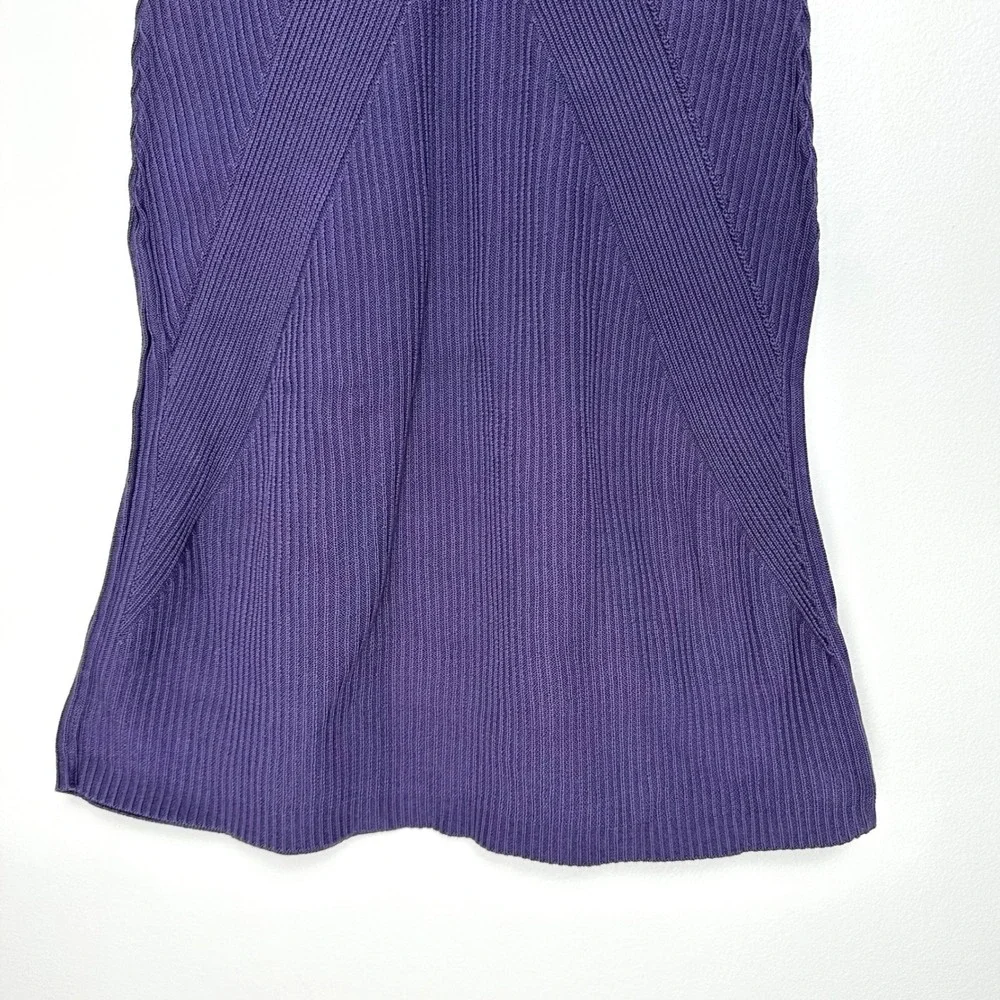 Peruvian Connection Lilias‎ Knit Sleeveless Dress Pima Cotton Purple XS